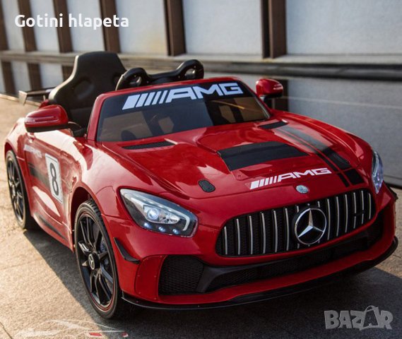 Акумулаторена кола Mercedes Benz GT4 AMG 12V , снимка 8 - Детски велосипеди, триколки и коли - 38691437