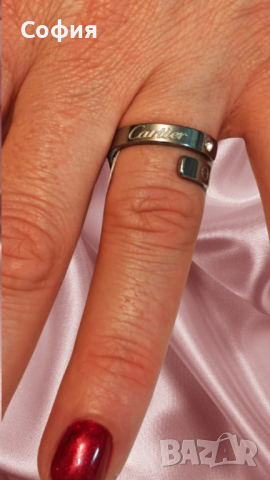 Уникален дамски пръстен с камъни цирконий Doria, снимка 2 - Пръстени - 44624331