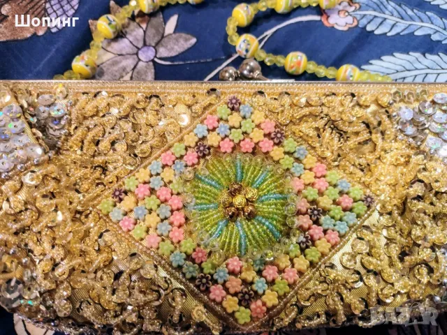 Блестяща красива чанта бижу