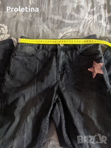 LC Waikiki черни дънки По етикет размер 158-164 (13-14) момиче 11-12 години., снимка 3 - Детски панталони и дънки - 37495537