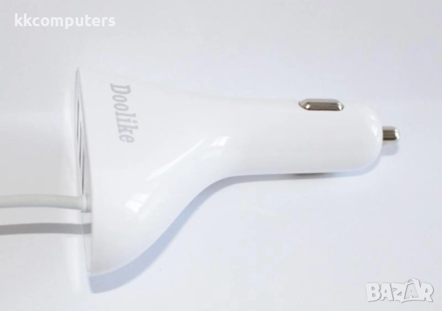 12V Зарядно за автомобил DOOLIKE CCA13 / 3USB + Micro + iPhone 6 Баркод : 452901, снимка 4 - Зарядни за кола - 52176882