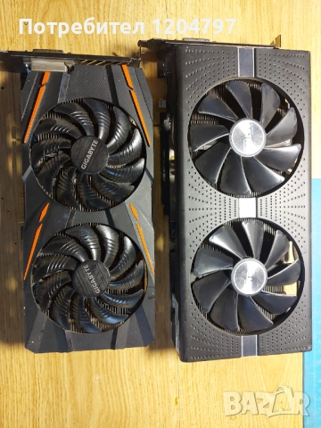 Видеокарти GV-RX580 и Sapphire RX580