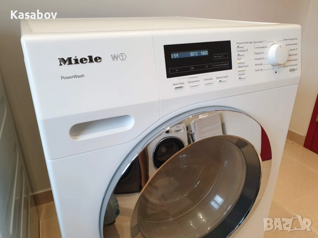 1600rpm Пералня Miele W1 PowerWash Миеле 12м Гаранция
