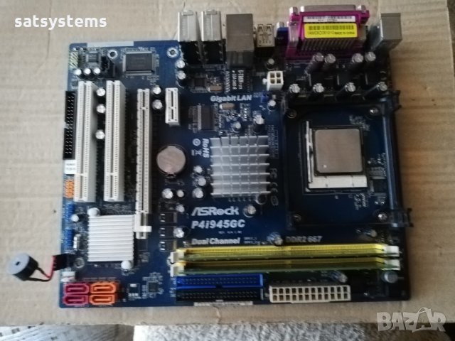 Дънна платка ASRock P4i945GC Socket 478 , снимка 3 - Дънни платки - 30066170