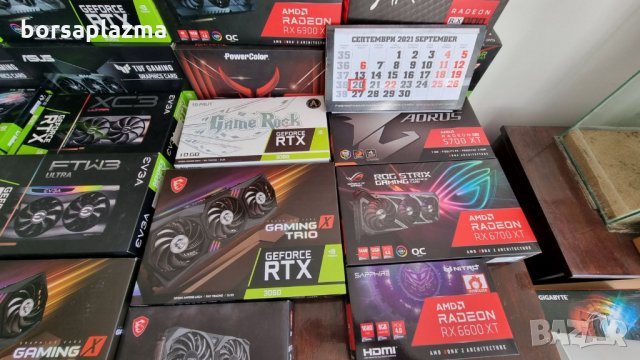 Чисто нова видеокарта MSI GeForce RTX 3080 Ti Gaming X Trio 12G, 12288 MB  - 20.09, снимка 5 - Видеокарти - 34198183