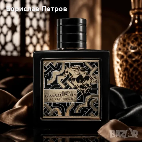 Lattafa Qaed Al Fursan EDP 90 мл – Дълготраен ориенталски парфюм с ананас, уд и амбра, снимка 5 - Мъжки парфюми - 55817839