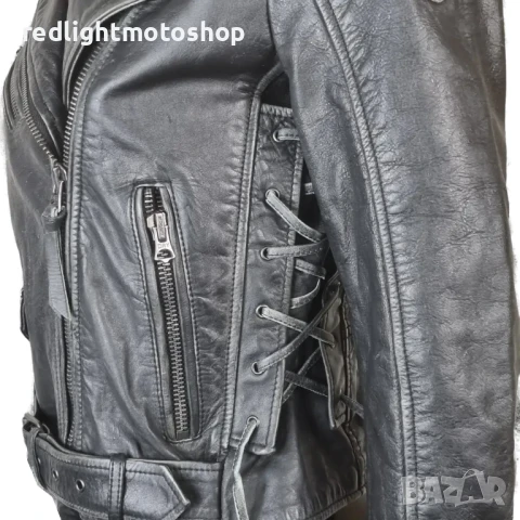 📌 5262 Superdry Дамско кожено яке | Рокерия | НОВО | Размер 38 | 250 лв., снимка 3 - Аксесоари и консумативи - 50888816