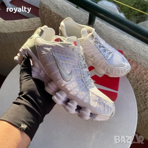 Nike Shox TL White Нови Бели Маратонки 36-46 Номер с Кутия , снимка 2 - Маратонки - 54024627