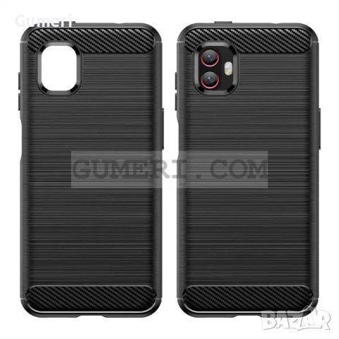 Samsung Galaxy Xcover 6 Pro Противоударен Силиконов Гръб - Карбон, снимка 10 - Калъфи, кейсове - 42209208