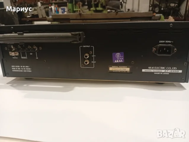 Тунер AKAI  AT 2450, снимка 2 - Ресийвъри, усилватели, смесителни пултове - 55835688