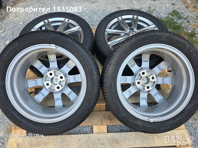 Лети джанти 16ки 4х100 Toyota + летни гуми 195/50/16 Bridgestone, снимка 9 - Гуми и джанти - 55846636