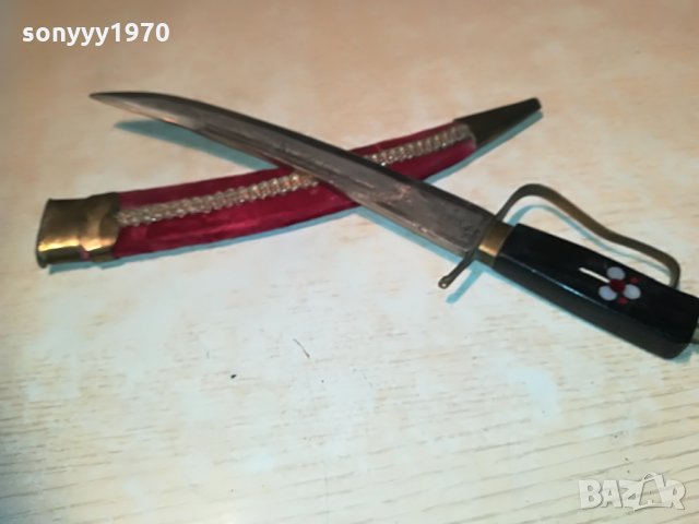 КОЛЕКЦИОНЕРСКА красива кама-нож-сабя, снимка 3 - Антикварни и старинни предмети - 29792016