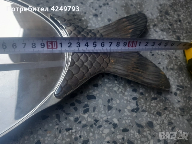 Плато, поднос посребрен , снимка 4 - Антикварни и старинни предмети - 51841222