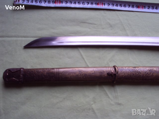 Японски меч нихонто 4 катана острие сабя ятаган, снимка 5 - Други ценни предмети - 39579096
