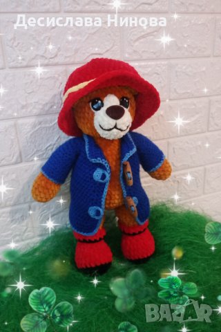 Падингтън-ръчна изработка-40см, снимка 11 - Плюшени играчки - 36919589