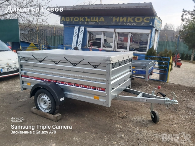 Туристическо ремарке REPO RPP с допълнителни канати и плосък брезент, снимка 5 - Ремаркета - 52008361