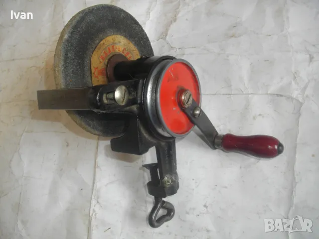 SAAB Немски РЪЧЕН ШМИРГЕЛ ф125-150мм Старо качество Отличен Масивен