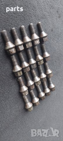 Болтове за Джанти 20бр. Дължина 5см. Резба 2.5см. Широчина 12мм. N, снимка 3 - Части - 37569119