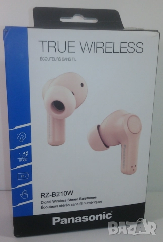 Безжични слушалки тапи Panasonic RZ-B210W True Wireless, Bluetooth , снимка 2 - Bluetooth слушалки - 52897316