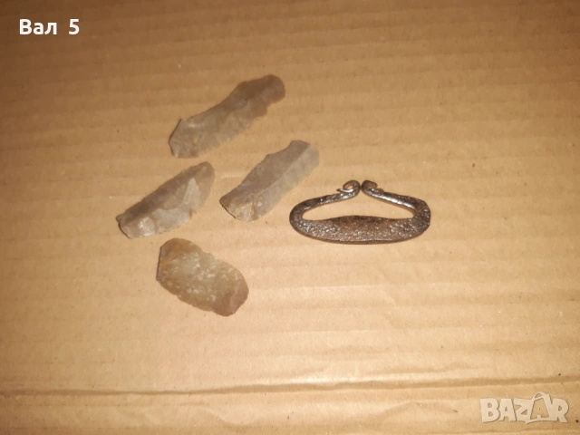 Стар автентичен чакмак с кремъци , огниво, снимка 2 - Антикварни и старинни предмети - 52495581