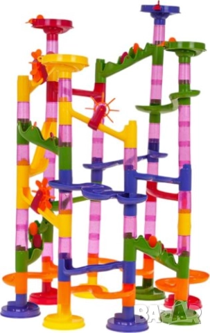 Конструктор Път с топчета - 105 елемента, снимка 3 - Конструктори - 51858208