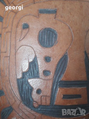 Кофа кашпа от естествена кожа    16/4, снимка 5 - Декорация за дома - 30087462