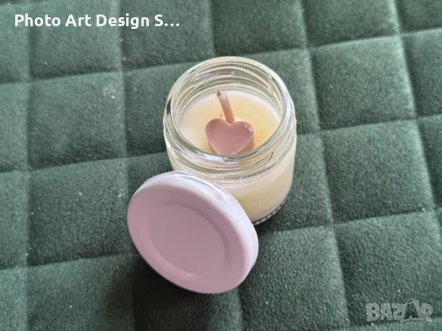 ~•°Бурканче с ароматна свещ °•~, снимка 3 - Декорация за дома - 48639505