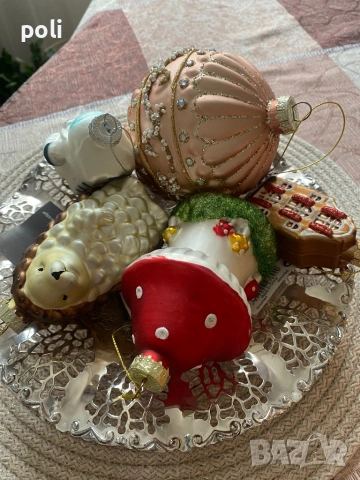 стъклени играчки за елха , снимка 3 - Декорация за дома - 52089685