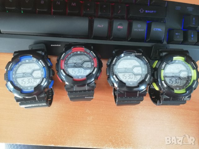 Стилни часовници за малки и големи с мултифункции и LED, снимка 2 - Мъжки - 30530337