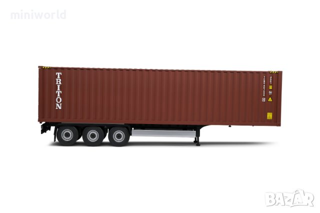 Полу-ремарке Container TRITON - мащаб 1:24 на Solido моделът е нов в кутия, снимка 5 - Колекции - 42920769