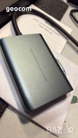 Blewe USB v.3.0 към HDMI конвертор (Нов,комплект), снимка 3 - Друга електроника - 52531626