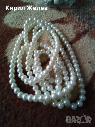 Перлена огърлица  160 см 52708, снимка 4 - Колиета, медальони, синджири - 52866497