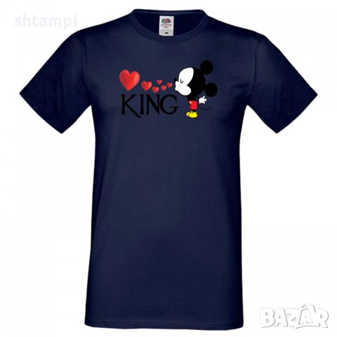 Мъжка тениска Set for Couples Mickey 3 Подарък,Изненада,Рожден ден, снимка 5 - Тениски - 36578949