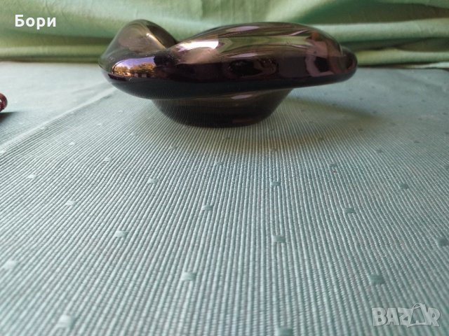 Стар пепелник цветно стъкло, снимка 4 - Други - 34160187