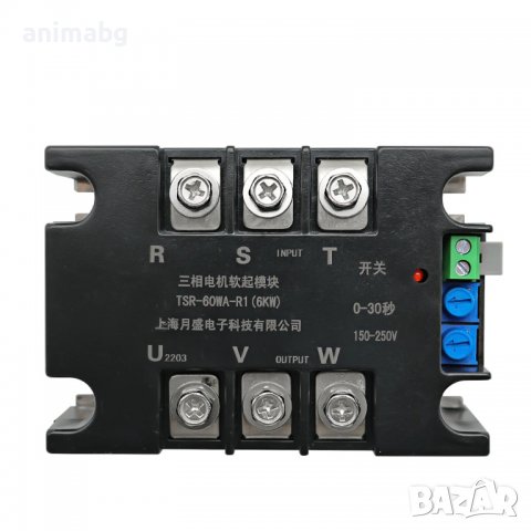ANIMABG Модул за плавен старт и стоп на трифазен двигател, Модел TSR-30WA-R2 3kw, снимка 3 - Друга електроника - 39265179