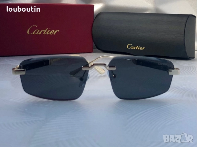 Cartier Мъжки слънчеви очила Cartier 2025, снимка 6 - Слънчеви и диоптрични очила - 51738467
