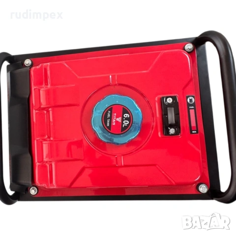 Инверторен бензинов генератор TITAN PT-3500E, 3.5 kW, снимка 6 - Други машини и части - 53270110