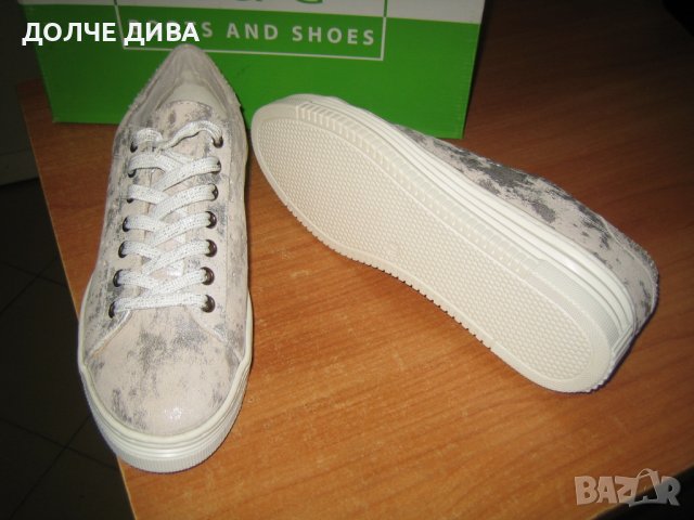 Дамски кецове м.195 ,,OSKAR,, естествена кожа, снимка 3 - Кецове - 37031189