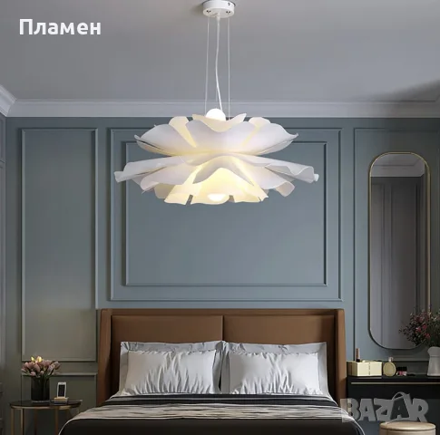 Модерен висящ пендел SAZDFY с акрилен абажур, снимка 6 - Лампи за таван - 55886820
