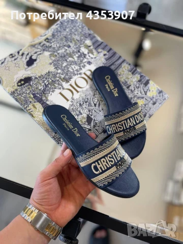  Dior дамски чехли, снимка 1