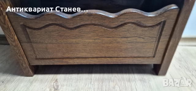 Масивна дъбова поставка за вестници, снимка 5 - Декорация за дома - 52619296