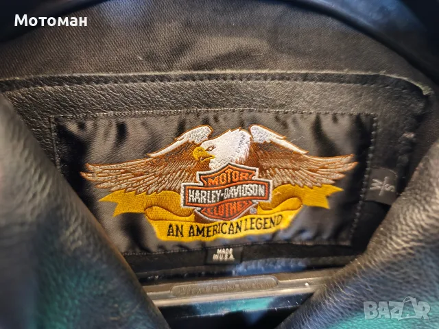 Кожено яке Harley Davidson, S размер, снимка 6 - Якета - 56268386