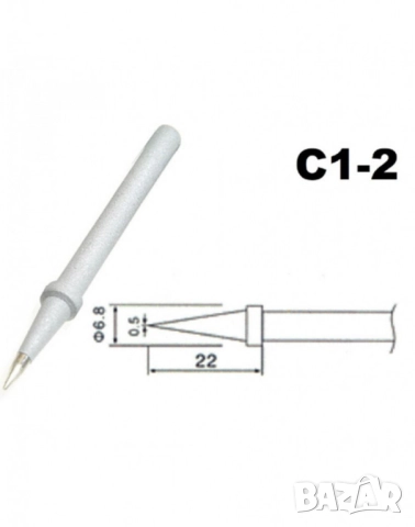Човка за поялник C1-2 – универсален накрайник с прецизен връх, снимка 3 - Други стоки за дома - 52038547