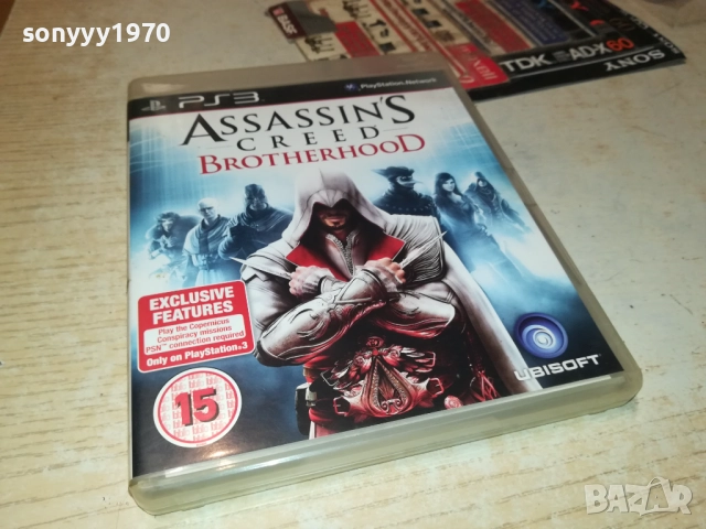 SONY PS3 GAME ASSASSINS CREED BROTHERHOOD 3110251919, снимка 9 - Игри за PlayStation - 52249682