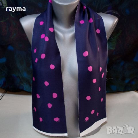 Плат Nina Ricci естествена коприна туил панели 115х16см., снимка 2 - Шалове - 29611978