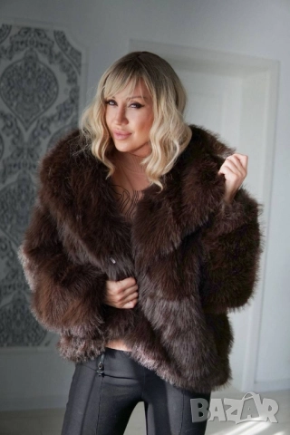 пухено палто , снимка 3 - Палта, манта - 52023784