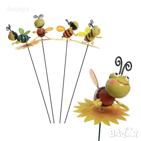 5872 Градинска декорация Животинче на пръчка, 40 см, снимка 7 - Градински мебели, декорация  - 50052757