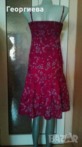 Лилава памучна рокля, с подплата„s.Oliver"👗🍀XS,S👗🍀арт.617, снимка 3 - Рокли - 29648960