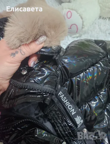 Дамско зимно късо модерно яке, снимка 7 - Якета - 47972774