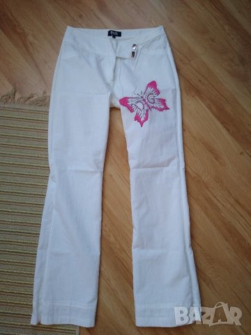 Бял панталон /S, снимка 3 - Панталони - 29419794